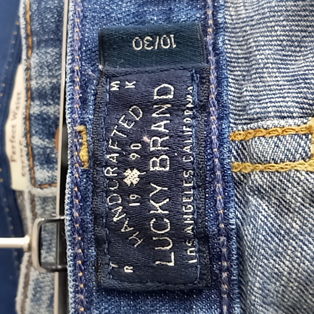 Lucky Brand Sweet Crop Blue Jeans Size 10/30 - Picture 10 of 16